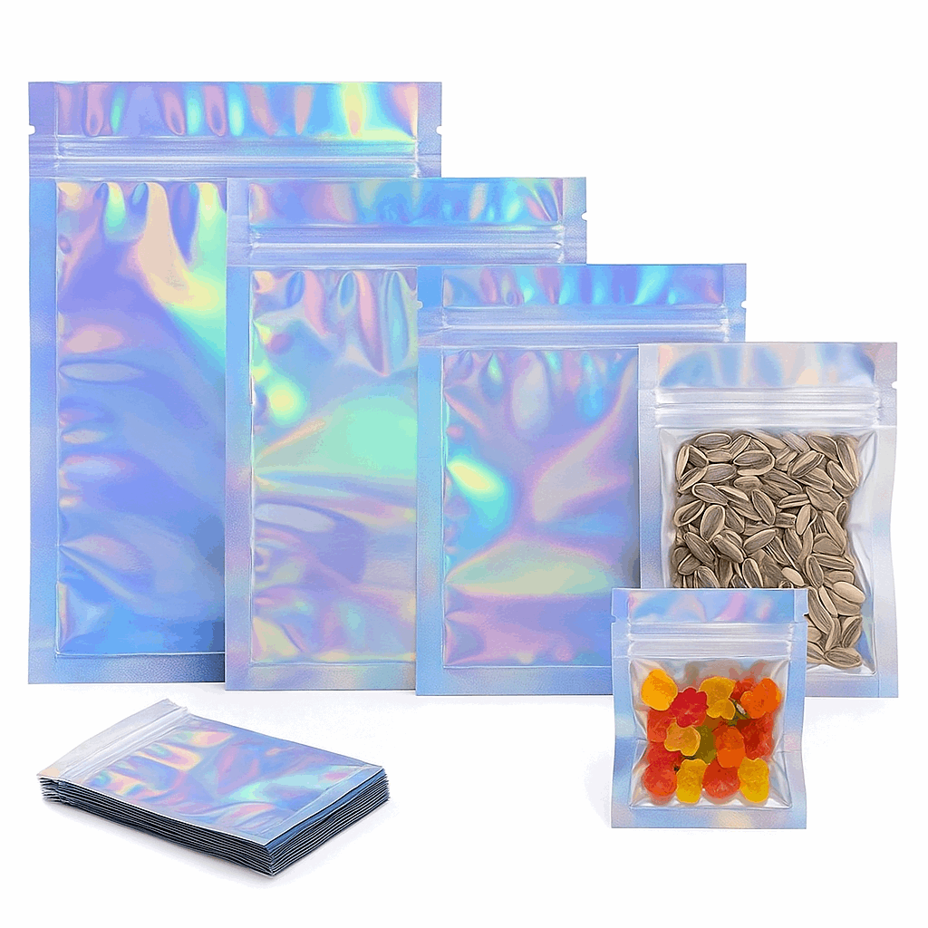 Holographic Mylar Pouche