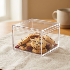 SQUARE ACRYLIC DESSERT BOX - 200g