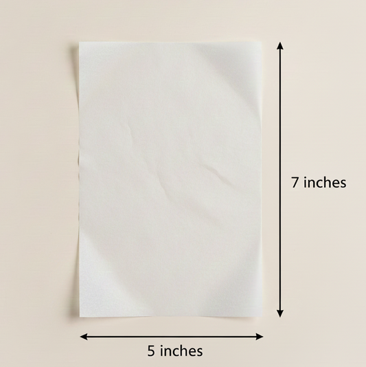 butter paper 7x5 inch food grade non stick grease resistant sheet – PackItUp Pakistan