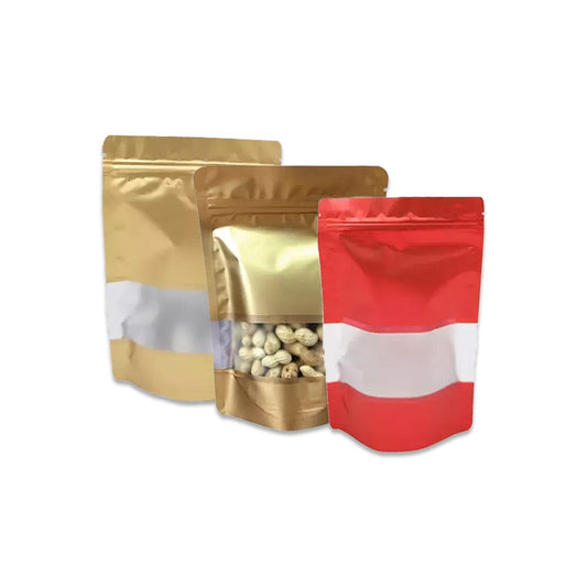 Black Aluminum Pouches | 16 x 24cm