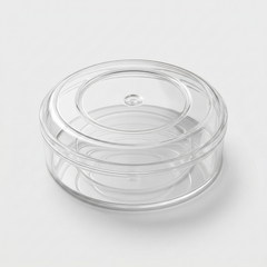 ROUND ACRYLIC DESSERT BOX - 250g