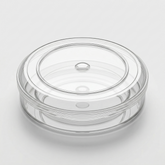 ROUND ACRYLIC DESSERT BOX - 500g - Standard Height
