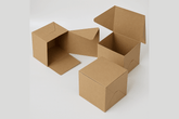 kraft dessert box 4x4x3 made from 280gsm food-grade kraft card – PackItUp Pakistan