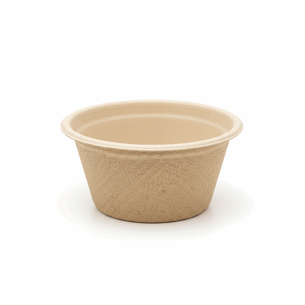 Bagasse Bowl with Lid – 2oz