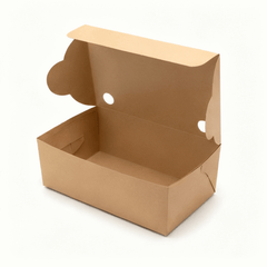 Kraft Meal Box | 7.5 × 4.25 × 2.75 in