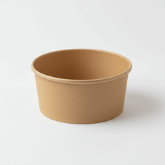 Kraft Paper Bowl with Lid – 250ml