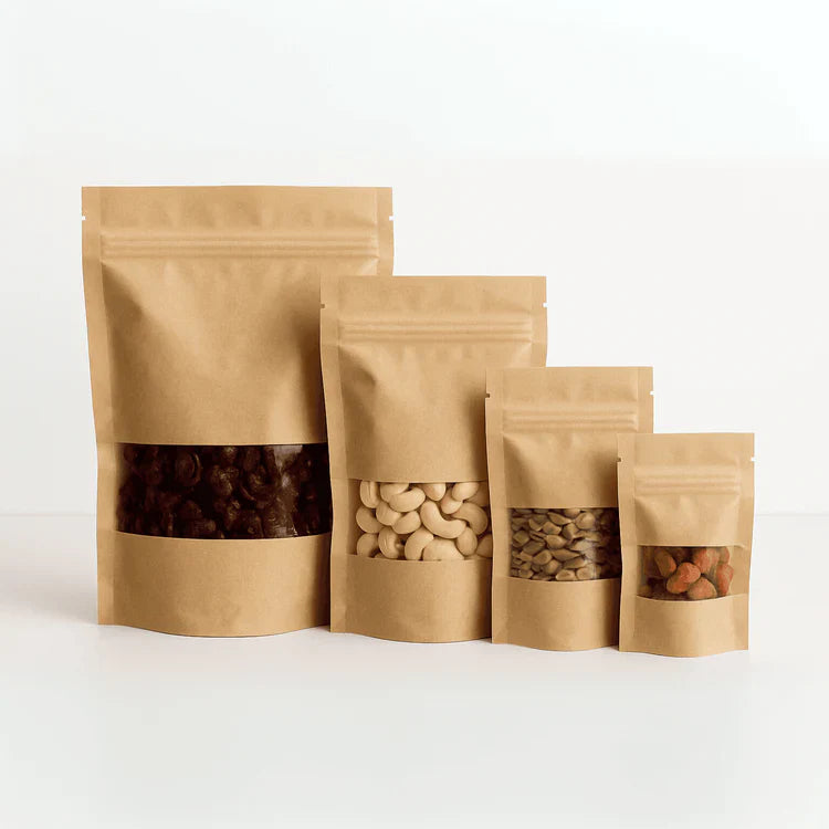 Brown Kraft Stand Up Pouches