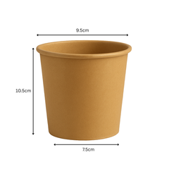 Kraft Paper Bowl with Lid – 480ml