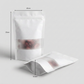 White Kraft Pouches - 15×22cm