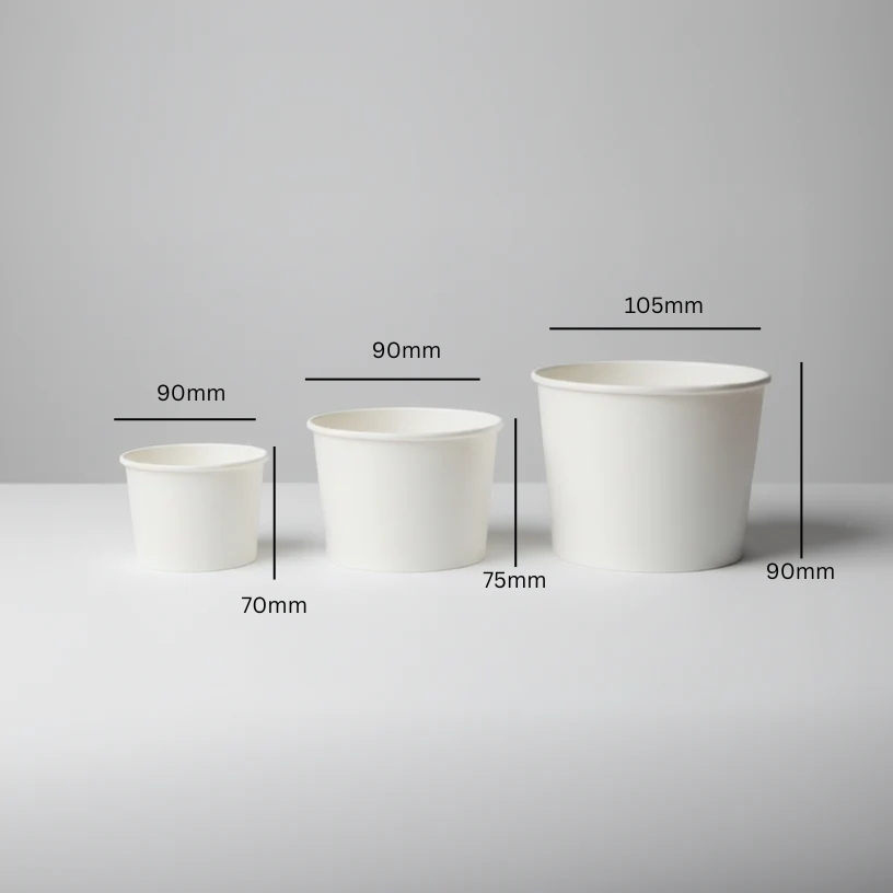 White Paper Bowl