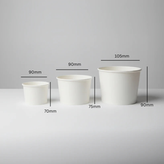 White Paper Bowl