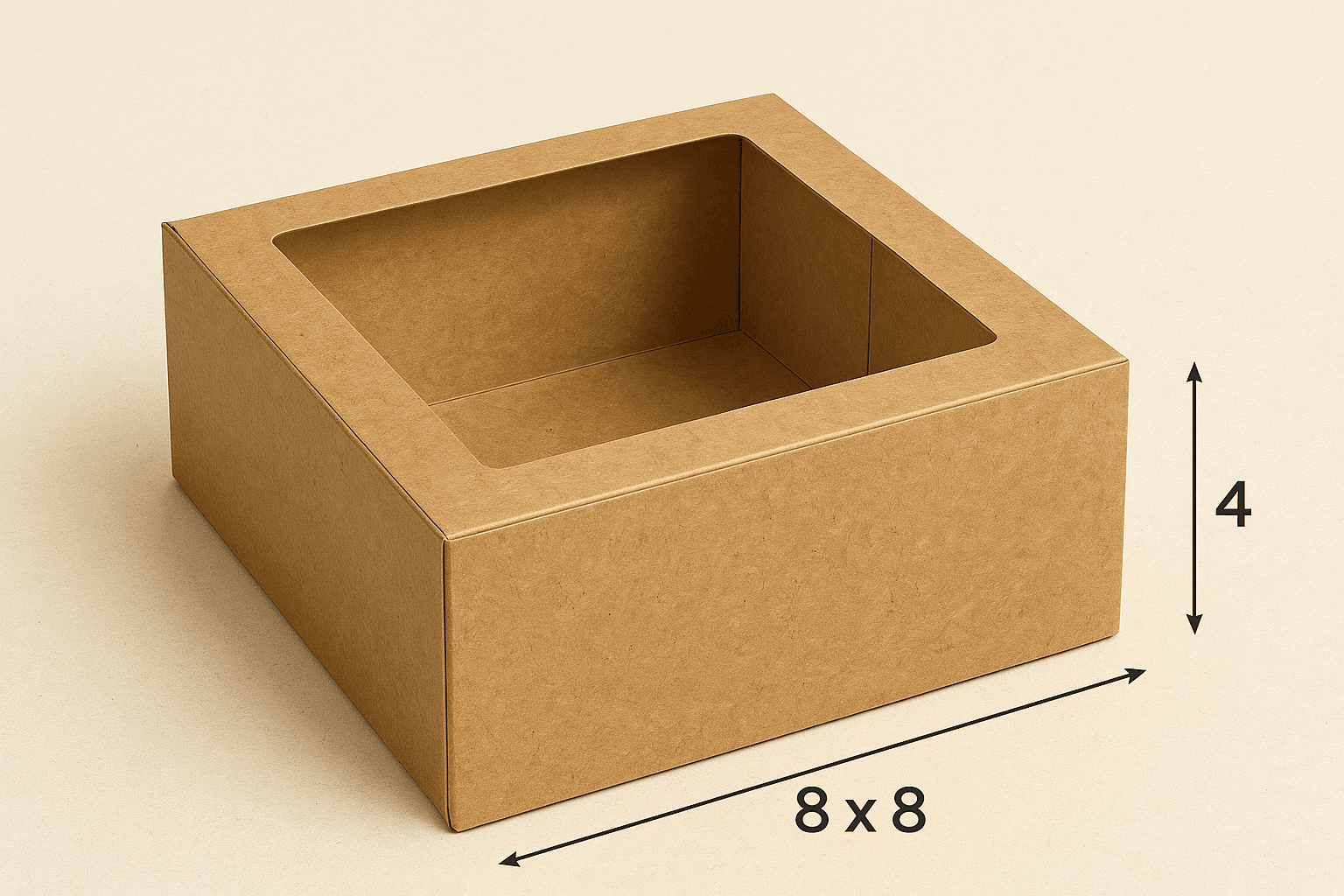 Brown kraft packaging design