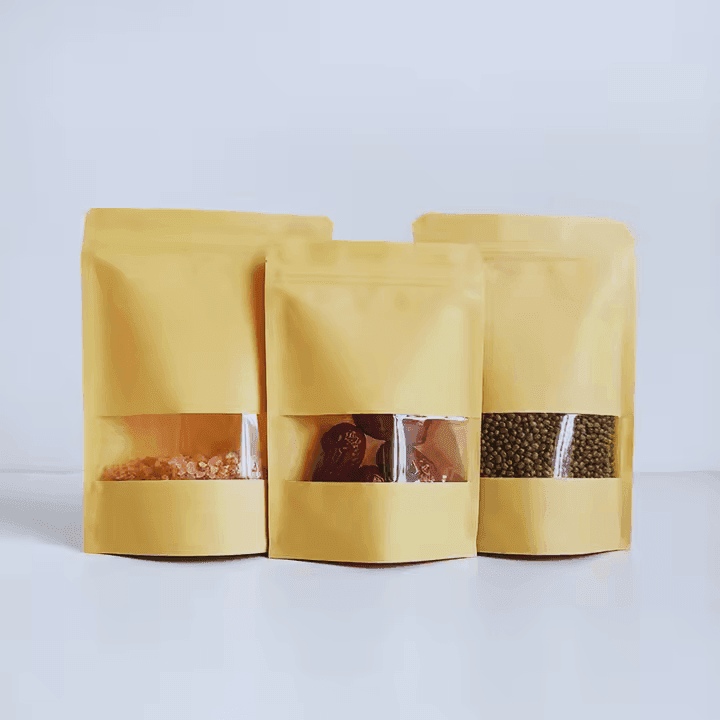 Brown Kraft Pouches - 9x14cm