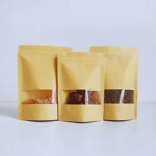 Brown Kraft Pouches - 12 x 20cm
