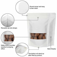 White Kraft Pouches - 18×26cm