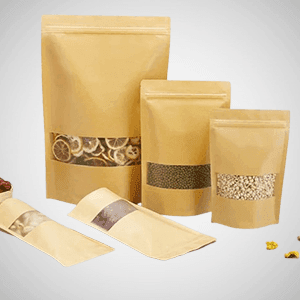 Brown Kraft Pouches - 23x35cm