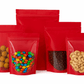 Red Transparent Standup Pouch