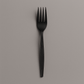 Black Plastic Cutlery