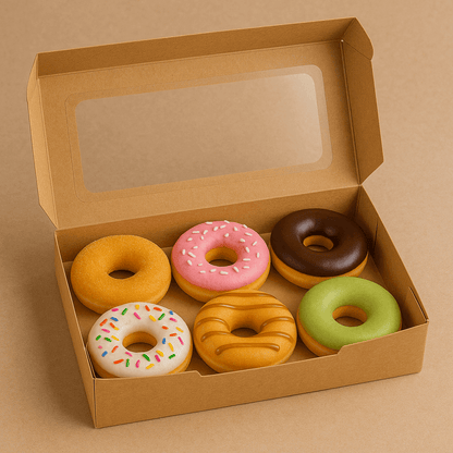 6-Donut Box with Window