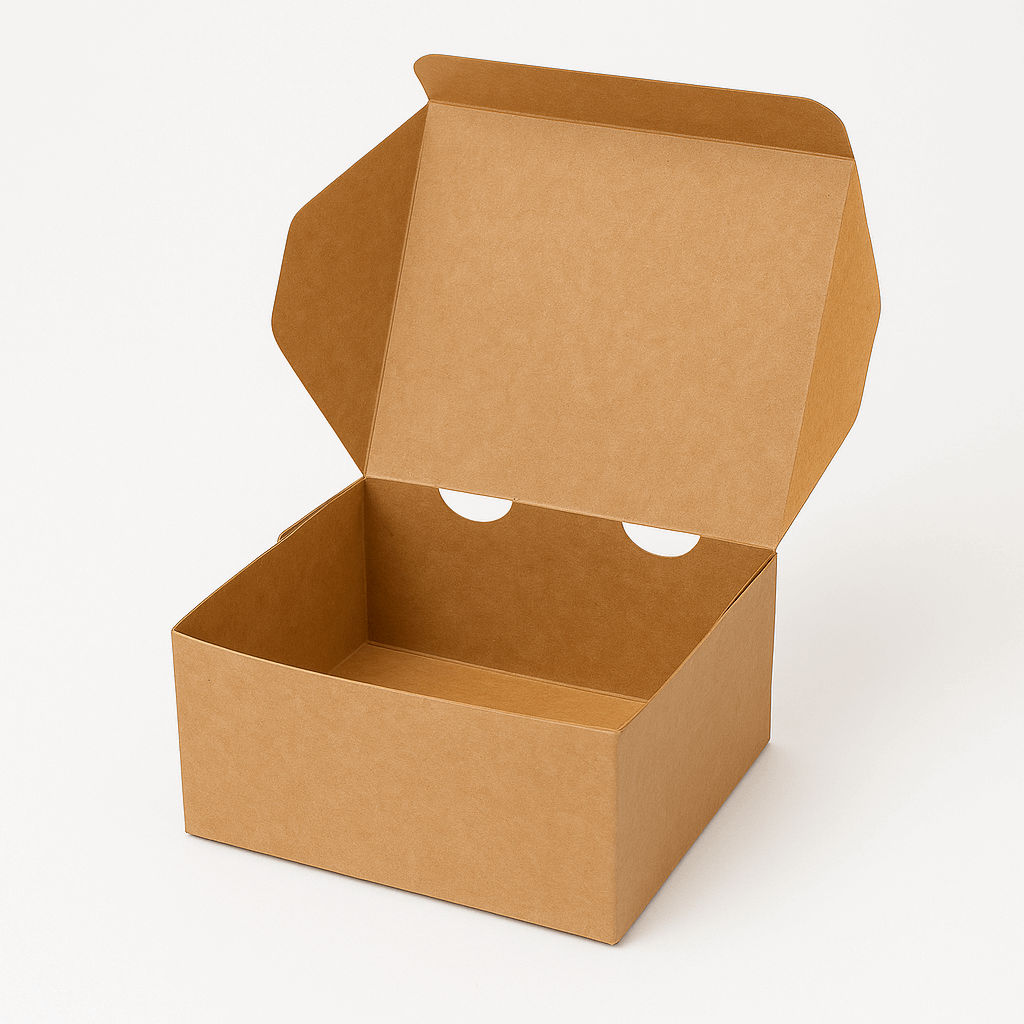 Kraft Burger Box | 5 × 5 × 3 in