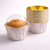 Round Gold Foil Cupcake Molds with lid