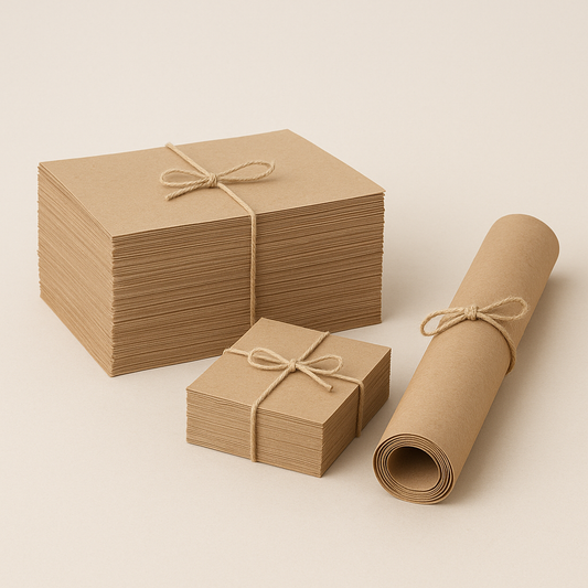Kraft Paper Sheets (10x10, 10x15 & 17x29 Inches)