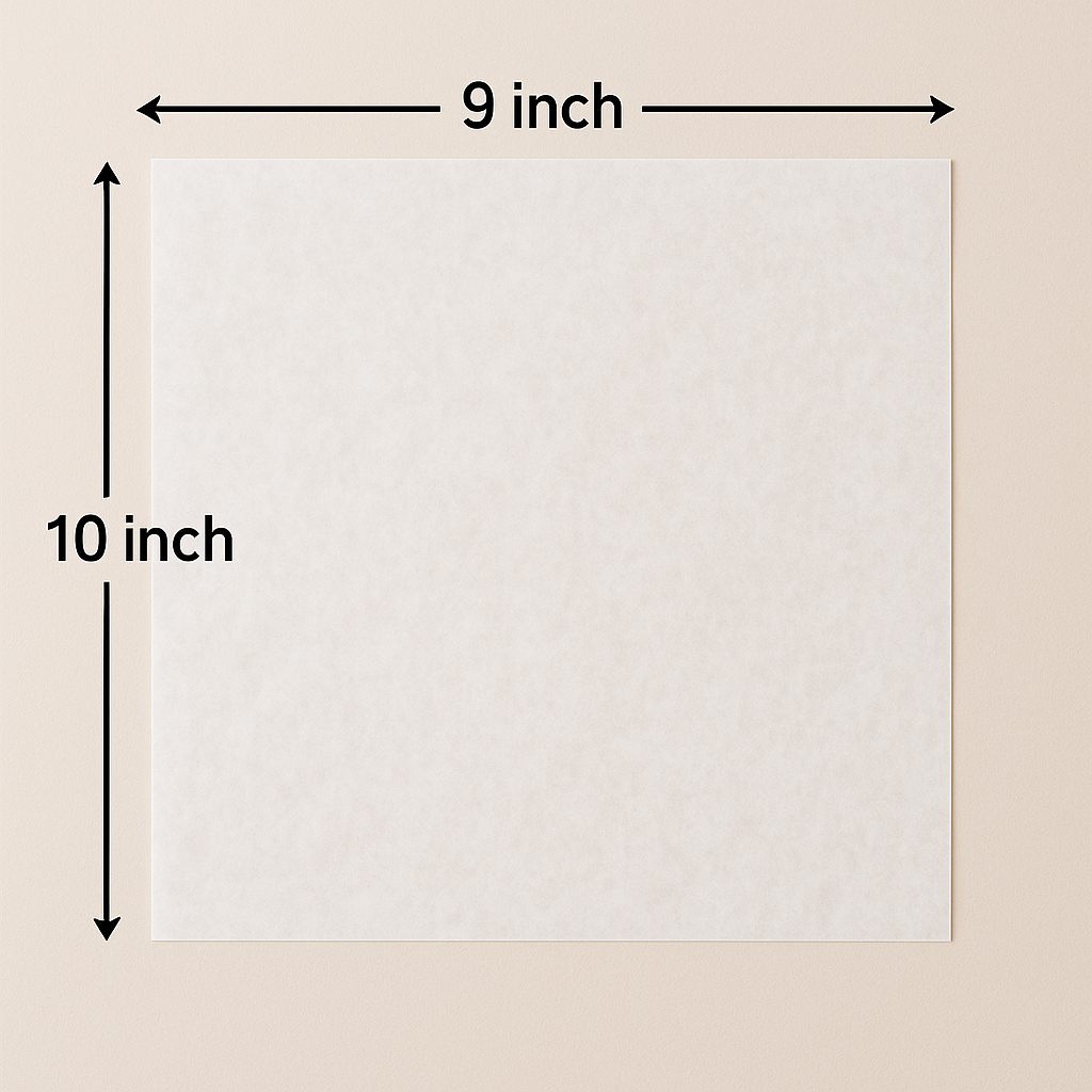 butter paper 9x10 inch white food grade non stick wrapping sheet – PackItUp Pakistan