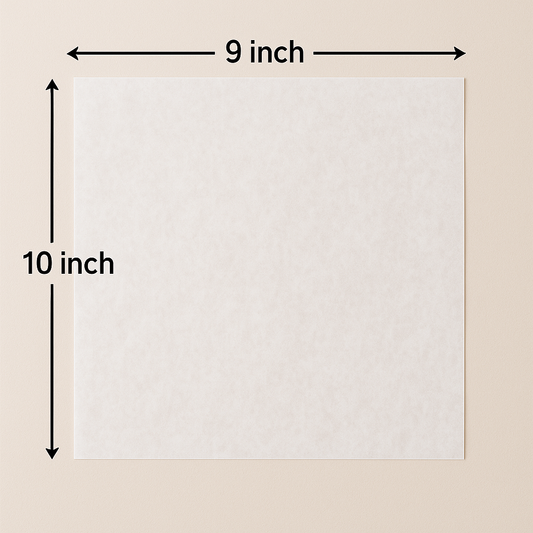 butter paper 9x10 inch white food grade non stick wrapping sheet – PackItUp Pakistan