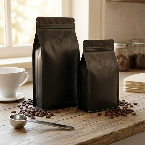 Aluminium Coffee Pouch with Degassing Valve