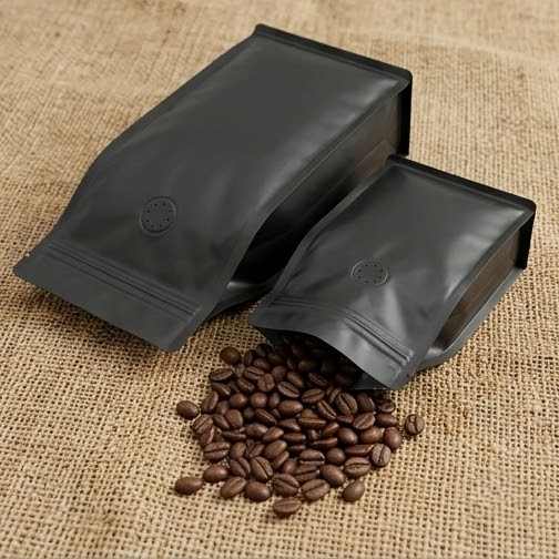 Aluminium Coffee Pouch with Degassing Valve