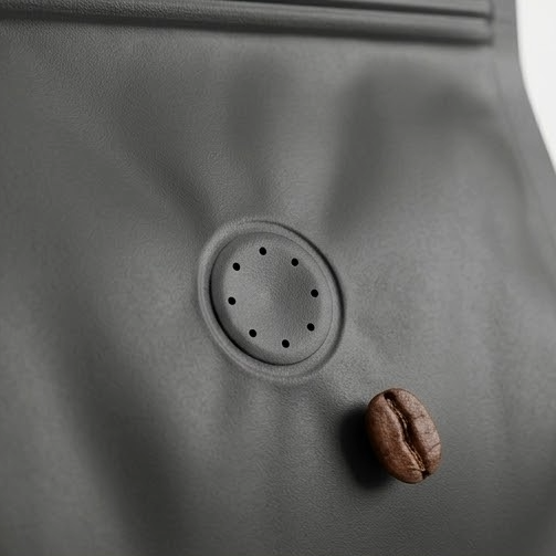 Aluminium Coffee Pouch with Degassing Valve