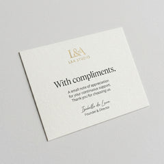 Thankyou/Compliment Cards