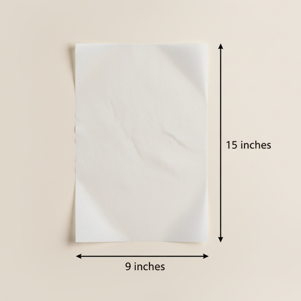butter paper 9x15 inch food grade non stick grease resistant wrapping sheet – PackItUp Pakistan