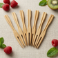 Eco-Friendly Bamboo Fruit Forks