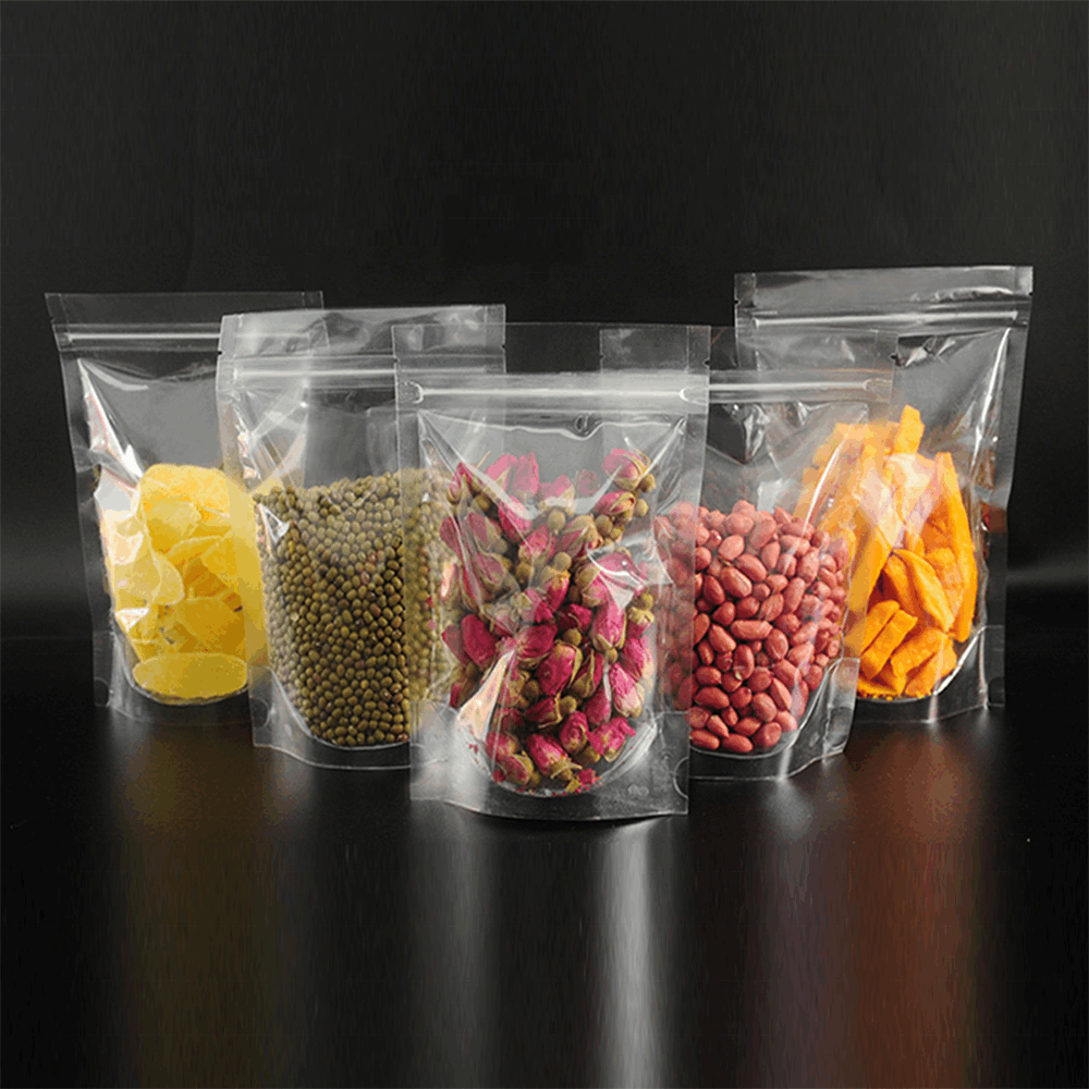 Clear Transparent StandUp Pouches