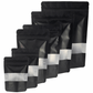 Black Aluminum Pouches With Matte Window