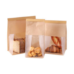 Brown Kraft Toast Bag with Tie Tab