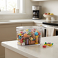 Acrylic Oval Storage Box - 200g Capacity