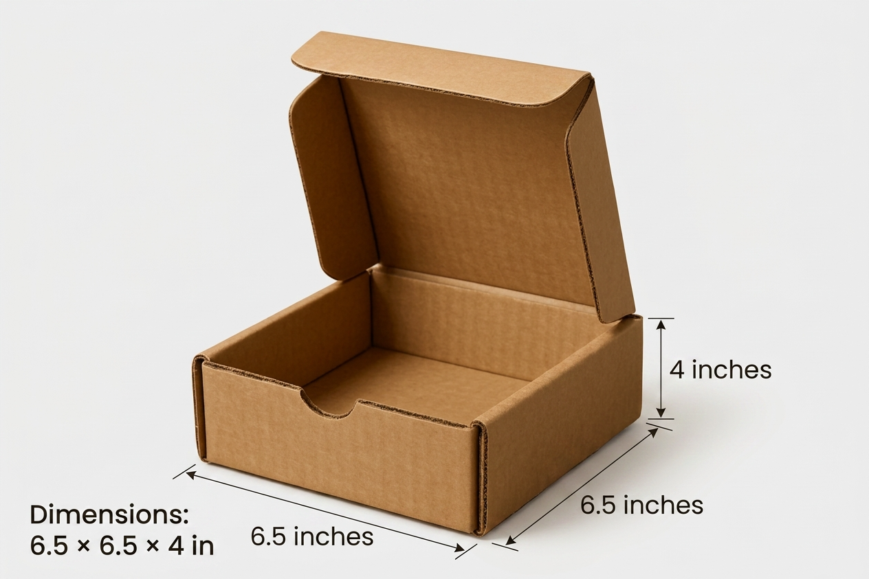 Delivery Box – Medium 6.5 × 6.5 × 4 in