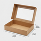 6-Donut Box with Window Kraft