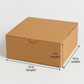 Kraft Cake Box - 10x10x4