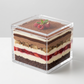 SQUARE ACRYLIC DESSERT BOX - 200g
