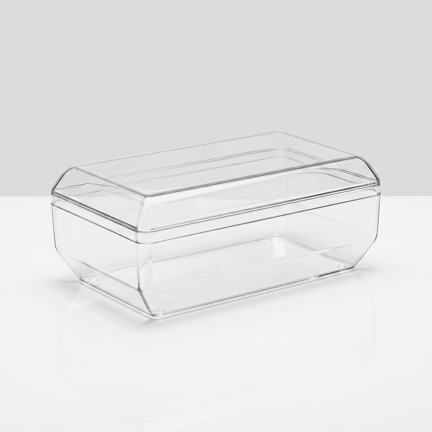Rectangular Acrylic Storage Container - 500g
