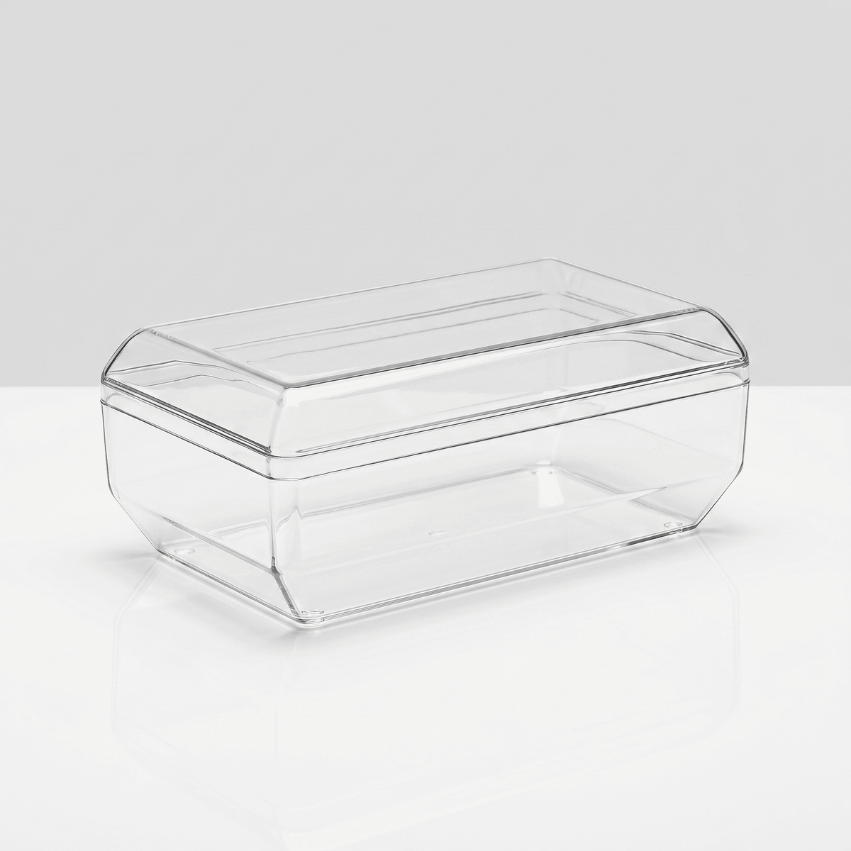 Rectangular Acrylic Storage Container - 500g