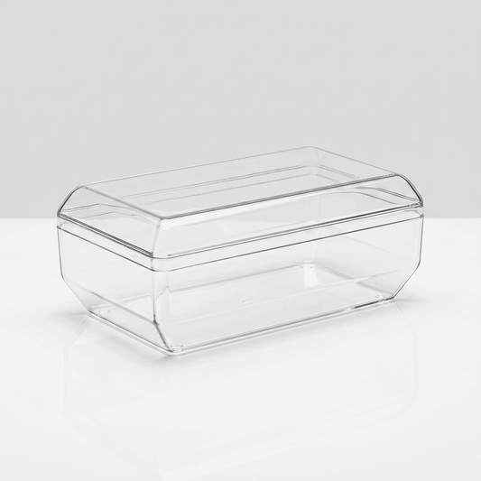 Rectangular Acrylic Storage Container - 500g