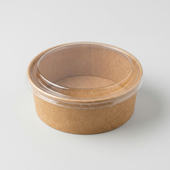 Kraft Bowl with PET Lid - Medium Size - 700ml