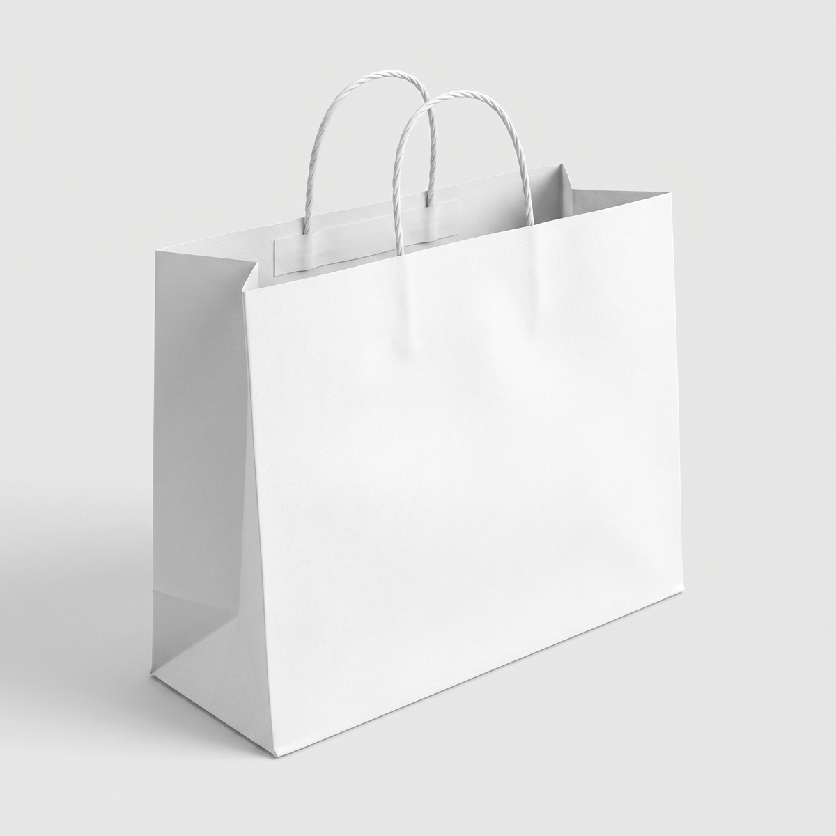 White Wardrobe Bag – Medium 14 × 18 × 4 in