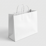 White Wardrobe Bag – Medium 14 × 18 × 4 in