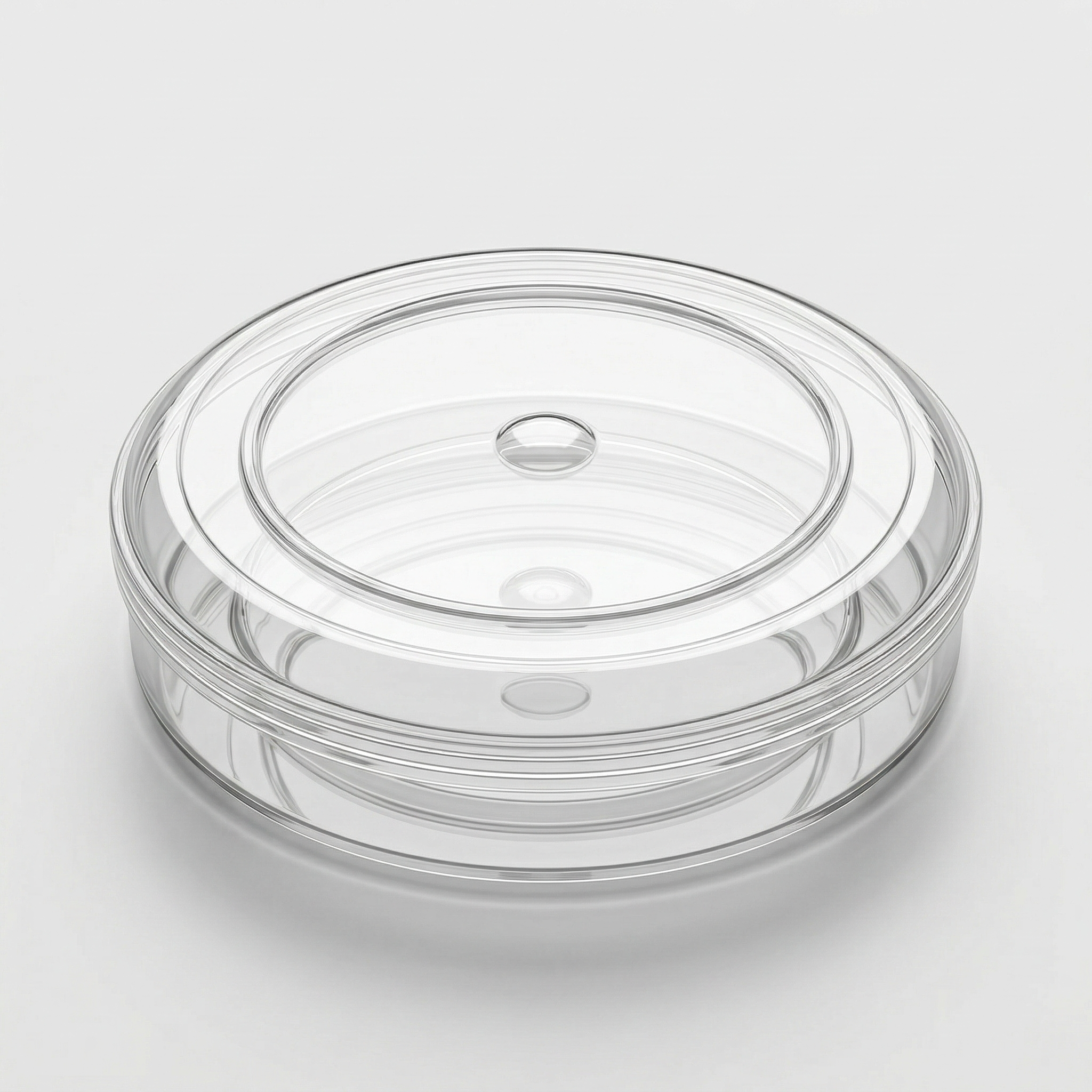ROUND ACRYLIC DESSERT BOX - 500g - Standard Height