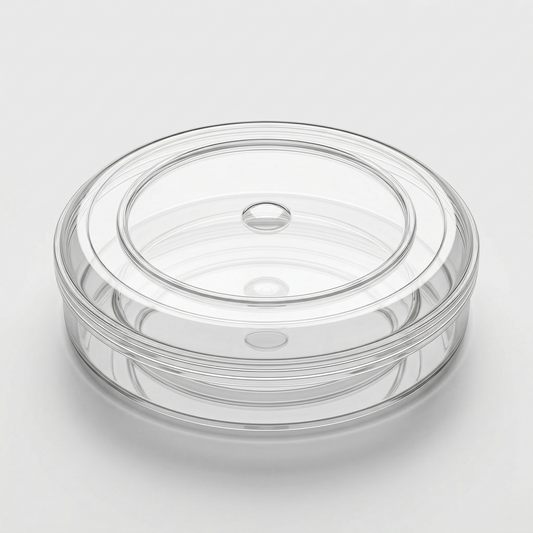 ROUND ACRYLIC DESSERT BOX - 500g